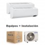 AIRE ACONDICIONADO 2X1 CON INSTALACIÓN | SAMSUNG - GAMA FREE JOINT INVERTER+ SERIE CEBÚ R-32