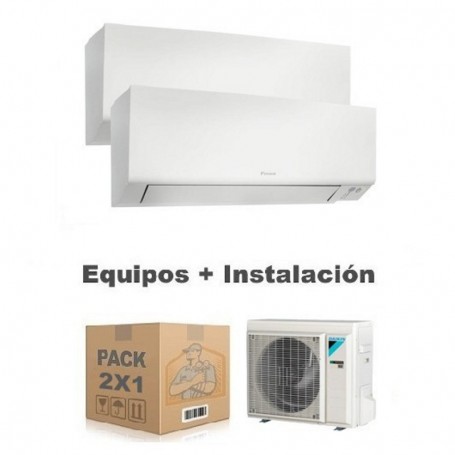 AIRE ACONDICIONADO MULTI 2X1 CON INSTALACIÓN | DAIKIN - PERFERA R-32