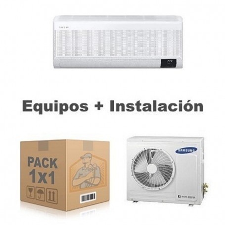 AIRE ACONDICIONADO 1X1 CON INSTALACIÓN | SAMSUNG - SERIE WIND-FREE COMFORT R-32