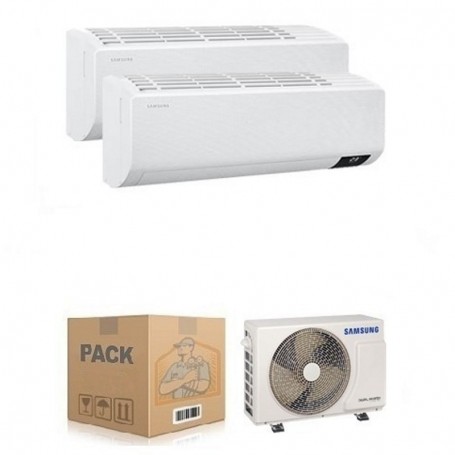 AIRE ACONDICIONADO 2X1 SUSTITUCIÓN O PREINSTALACIÓN EXISTENTE | SAMSUNG - GAMA FREE JOINT INVERTER+ SERIE CEBÚ R-32