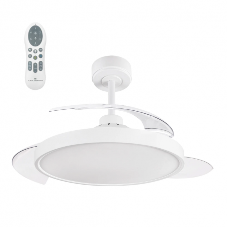 VENTILADOR DE TECHO SILENCIOSO | GABARRON - ASPAS RETRÁCTILES Y LUZ LED VARYS (T2554)