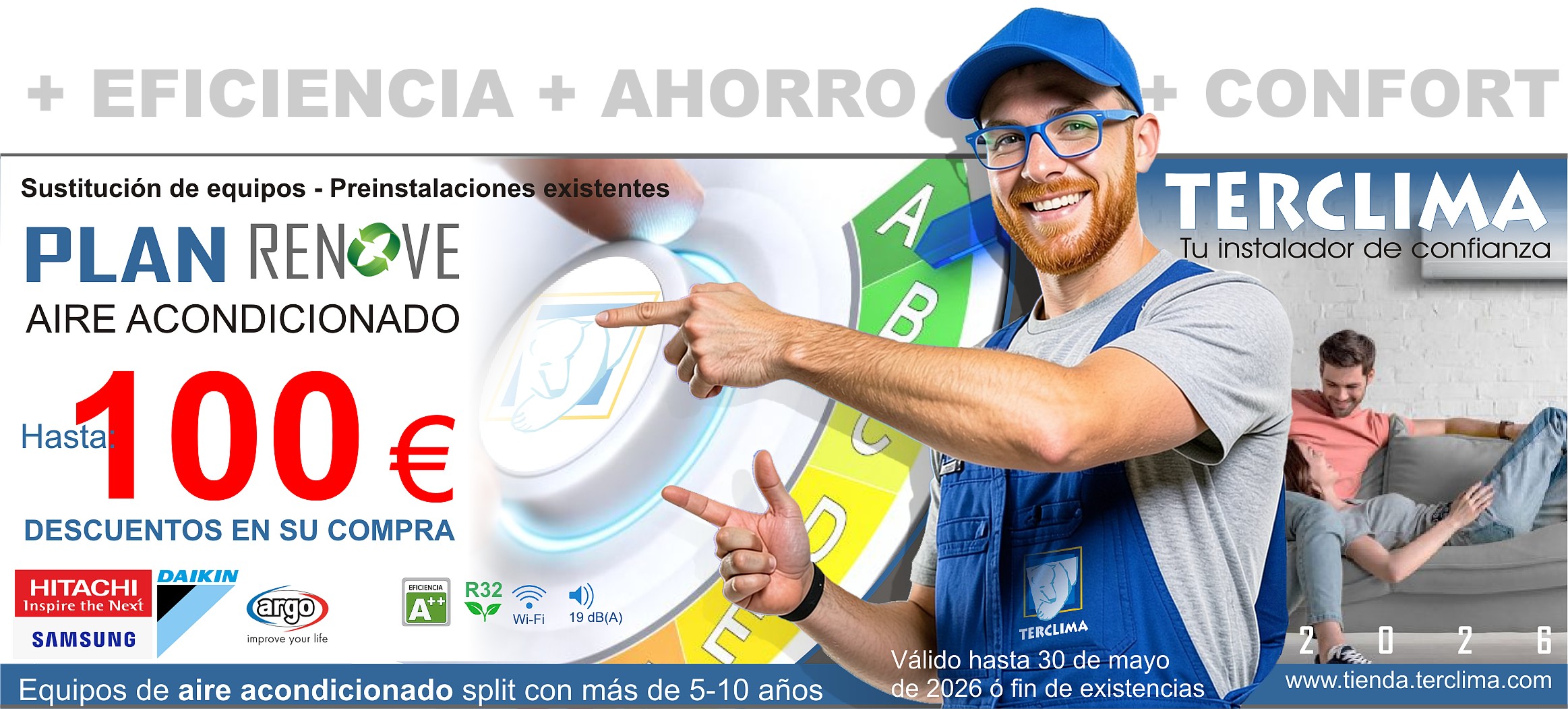 Plan Renove aire acondicionado 2026. Terclima Canarias